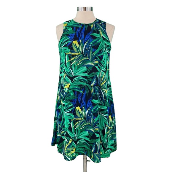 Calvin Klein Dresses & Skirts - Calvin Klein Tropical Print Sleeveless Shift Dress